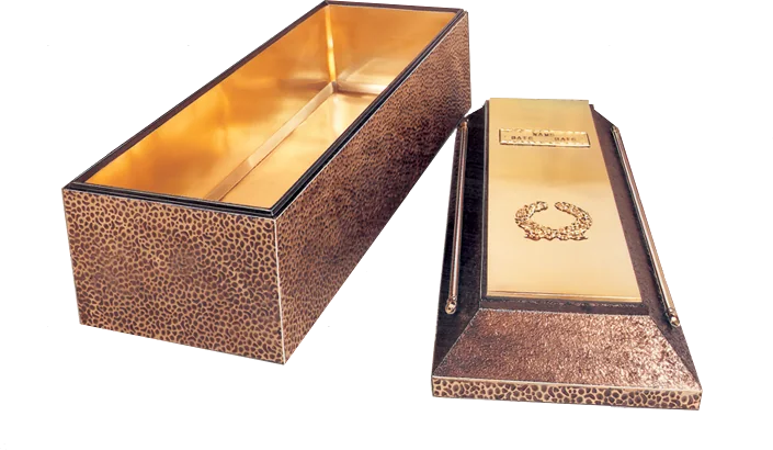 Bronze Reflection burial vault